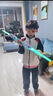 梵科賽雷星權杖雙頭伸縮激光劍發(fā)光炫酷燈光兒童玩具男星球大戰光劍禮物 藍金 曬單實(shí)拍圖