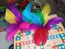 比比奇帶繩毽子兒童小學(xué)生運動(dòng)專(zhuān)用比賽毽球小學(xué)生幼兒園系繩子羽毛 曬單實(shí)拍圖