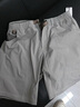 太平鳥(niǎo)男裝 夏季潮流休閑中短褲戶(hù)外工裝感五分運(yùn)動(dòng)直筒中褲潮 灰色1（直筒） 34 曬單實(shí)拍圖