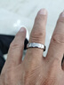 MZMZ鉑金戒指男女素圈pt950白金時(shí)尚指環(huán)尾戒情人節(jié)七夕禮物送女友 輕奢男戒寬5mm【圈號(hào)備注】 曬單實(shí)拍圖