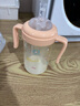 小土豆兒童水杯大寶寶寬口徑防摔防脹氣ppsu直飲吸管奶瓶1歲以上牛奶杯 布丁白色 （帶吸嘴+直飲吸管） 曬單實(shí)拍圖