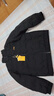 吉普（JEEP）羽絨服男冬季短款休閑立領(lǐng)外套男士潮牌保暖衣服男裝 黑色 XL  曬單實(shí)拍圖