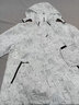 凱戀可拆卸帽沖鋒衣外套男女同款春秋季戶外防水夾克休閑登山服P6266 白色-女款 L 曬單實(shí)拍圖