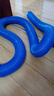 贊璐桐PVC藍色塑料波紋伸縮軟管工業(yè)通風(fēng)管排煙 排氣管雕刻機木工吸塵管 內徑100mm/每米 曬單實(shí)拍圖