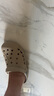 crocs卡駱馳洞洞鞋貝雅男鞋女鞋輕便耐磨一腳蹬拖鞋休閑鞋|10126 卵石色-2V3 41 /42(260mm) 曬單實(shí)拍圖