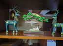 新中式懸浮假山擺件辦公室桌面裝飾品客廳藝術(shù)高級感小眾喬遷禮物 懸浮山【青松迎客 綠色】 曬單實(shí)拍圖
