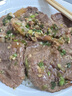 京東超市海外直采進口原切牛板腱片凈重2斤 (250g*4）燒烤露營水煮炒菜 曬單實拍圖