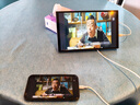 G-STORY便攜式顯示器支持iPhone手機(jī)一線投屏內(nèi)置電池10.1英寸帶皮套輕巧便攜秒變大屏追劇高清 月巖灰 10.1英寸（GS101IP PRO） 顯示器 曬單實(shí)拍圖