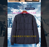 皮爾卡丹（pierre cardin）輕薄羽絨服男冬季新款爸爸冬裝中老年人羽絨服內(nèi)膽內(nèi)穿老人保暖衣 1196藏青 2XL【135斤-150斤】 曬單實(shí)拍圖