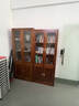 木緹森胡桃木實(shí)木書(shū)柜書(shū)架辦公櫥柜現代簡(jiǎn)約置物柜新中式家具收納儲物柜 【胡桃木】二門(mén)書(shū)柜0.79米 曬單實(shí)拍圖