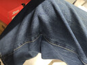 Jret窄版闊腿牛仔褲女春夏季胖mm梨形身材大碼復古顯瘦寬松直筒褲 藍灰色 L 【105-125斤】 曬單實(shí)拍圖