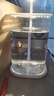 玻璃小魚缸冰晶石桌面創(chuàng)意生態(tài)斗魚缸珍珠碎鉆景觀缸裝飾造景全套 藍(lán)鉆珍珠珊瑚景觀套餐 曬單實(shí)拍圖
