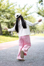 巴拉巴拉童裝女童長(zhǎng)褲兒童褲子2025新款秋牛仔傘兵褲【商場(chǎng)同款】 紅色調(diào)00366 130 曬單實(shí)拍圖