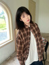 BJHG不計后果格子襯衫男款2025新款秋潮牌美式復古休閑長袖外套襯衣女 咖灰 S 曬單實拍圖
