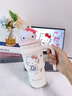 Next Kiss英國(guó)聯(lián)名HelloKitty水杯女生保溫杯大容量凱蒂貓巨無(wú)霸冰霸水杯子 凱蒂貓700ml 曬單實(shí)拍圖