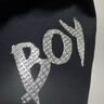BOY LONDON潮牌休閑褲中性風(fēng)夏季寬松高街黑色短褲N13902 黑色 S 曬單實(shí)拍圖