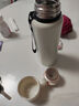 胖東來(lái)大容量雙蓋保溫杯316男女水壺不銹鋼茶水分離便攜車(chē)載戶(hù)外泡茶杯 普通蓋-普通單層網(wǎng)-白色 620毫升 曬單實(shí)拍圖
