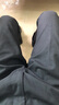 HAIPAIHAOYU西褲男商務(wù)正裝修身長(zhǎng)褲子免燙抗皺中腰通勤工作褲男褲直筒褲 黑色西褲 31 曬單實(shí)拍圖