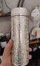 言易生日禮物免費刻字 高檔銀杯子999足銀內膽銀水杯銀茶杯純銀保溫杯 銀百?！?99足銀內膽+檢測證書】 曬單實拍圖