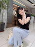 回力防曬褲女款夏季2024新款薄款直筒速干慵懶風(fēng)運(yùn)動(dòng)褲垂感冰絲涼涼褲 曬單實(shí)拍圖