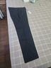 威可多（VICUTU）男士商務(wù)男士潮流褲100%羊毛面料直筒西服褲男友七夕禮物 藍(lán)色 38 曬單實拍圖