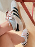 adidas「T頭鞋」STADT經典時尚薄底運動板鞋男女阿迪達斯三葉草   奇跡石英色/黑色   36.5 曬單實拍圖