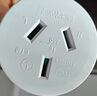 英特曼1米16A3孔電源延長線/空調(diào)插座延長線/插頭延長線/接線板/家用空調(diào)插頭延長線/大功率插排插線板 曬單實拍圖