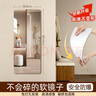 千棵樹(shù)（PRETTYHOUSE）無(wú)框軟鏡子貼墻自粘高清穿衣鏡貼紙墻面家用衣柜玄關(guān)全身試衣鏡子 全身鏡-35*100cm 圓角 曬單實(shí)拍圖