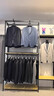 服裝店展示架店鋪落地式掛衣架男裝店鐵藝陳列架子衣服褲子貨架 A款 長(cháng)80寬40高240【可調節款】 贈送2個(gè)正掛 曬單實(shí)拍圖