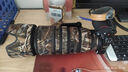 石卡XCOAT炮衣適用尼康Z100-400VRS鏡頭NIKON Z140保護套迷彩貼紙打鳥追鳥防寒防水 枯草迷彩 曬單實拍圖