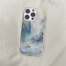 品盟（PISMEXOK）適用于蘋果iphone16/15promax手機(jī)殼新款流云似水鎏金玻璃款保護(hù)套夏日冰涼膚感硅膠殼時(shí)尚個(gè)性女 【高山流水】玻璃殼 iPhone 16 Pro Max 曬單實(shí)拍圖