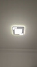 四季沐歌（MICOE）輕奢臥室燈 客廳吸頂燈led 后現(xiàn)代北歐大氣簡約餐廳書房 摩朗白/38*2W/三色調(diào)光/52*52cm 曬單實(shí)拍圖