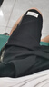 稻草人（MEXICAN）純棉短褲男士運動寬松休閑迷彩七分褲子男裝 黑色 2XL 曬單實拍圖
