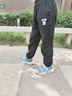 巴拉可兒巴拉可兒男童運動褲夏季長褲純棉薄款中大童衛(wèi)褲兒童休閑褲子夏款 夏季黑色 150 曬單實拍圖