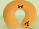 名創(chuàng  )優(yōu)品（MINISO）文具君系列U型枕記憶棉頸枕臥室辦公室午睡枕毛絨靠枕 果凍君 曬單實(shí)拍圖