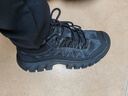 百麗厚底休閑運動(dòng)鞋男25冬新戶(hù)外登山鞋A2171DM5 黑色（單里） 41 曬單實(shí)拍圖