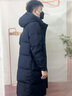 波司登反季羽絨服男女超長款過膝連帽90絨保暖面包服 曬單實拍圖