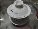 豹霖可懸停大號蓋碗羊脂玉三才蓋子茶碗茶具單個(gè)高檔白瓷手抓泡茶壺 270ML-大號懸停蓋碗-青山綠水 曬單實(shí)拍圖