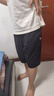 FILA斐樂兒童童裝短褲2025年夏季男中大童梭織五分褲 RD寶藍-NV 165 曬單實拍圖