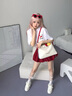 toutou2025包女hellokitty凱蒂貓kt托特包一包多用大容量雙肩包生日禮物 奶油白【標(biāo)配禮盒 順豐速達(dá)】 曬單實(shí)拍圖