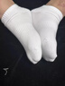 團(tuán)團(tuán)庫襪子男女士四季短筒淺口舒適透氣防臭抗起球?qū)W生情侶運(yùn)動(dòng)低幫短襪 白色【短筒款】 均碼 【十雙裝】 曬單實(shí)拍圖
