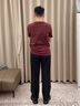 貴之步皮鞋男士牛皮休閑正裝鞋商務(wù)西裝德比鞋子男 G655 黑色 42  曬單實拍圖