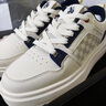 美國(guó)馬球協(xié)會(huì)（U.S.POLO ASSN.）休閑經(jīng)典板鞋男2025新款男鞋夏季透氣休閑鞋男百搭厚底小白鞋子男 白藍(lán)色 41 - 曬單實(shí)拍圖