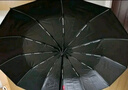 京東京造 颶風(fēng)Pro雨傘全自動太陽傘遮陽男士晴雨傘大號24骨黑色23寸105cm 曬單實拍圖