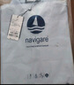 Navigare意大利小帆船男士速干休閑薄款短袖POLO衫1325525511 冰川白 M  曬單實拍圖