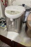 美的（Midea）電熱水瓶 燒水壺保溫一體自動恒溫電熱水壺不銹鋼熱水壺家用5L大容量非即熱式飲水機(jī)保溫除氯 5L 【304不銹鋼】店鋪熱賣 曬單實(shí)拍圖