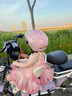 麥斯卡（Mesuca）Hello Kitty電動(dòng)車(chē)頭盔3C認證成人兒童摩托車(chē)安全帽女孩童凱蒂貓 【KT均碼】頭圍46-54cm|3C|防爆鏡 曬單實(shí)拍圖