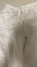 MO&Co.夏高腰工裝口袋直筒闊腿褲休閑褲摩安珂 漂白色 M 165 曬單實(shí)拍圖