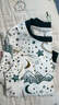 nest designs兒童睡衣套裝男女童寶寶彈力家居服春秋長(cháng)袖長(cháng)褲套裝 【純棉】初雪 100 cm（建議身高93-102cm） 曬單實(shí)拍圖