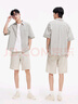森馬（Semir）短袖襯衫男復古條紋襯衣2025夏季外套肌理感109325104203 曬單實拍圖